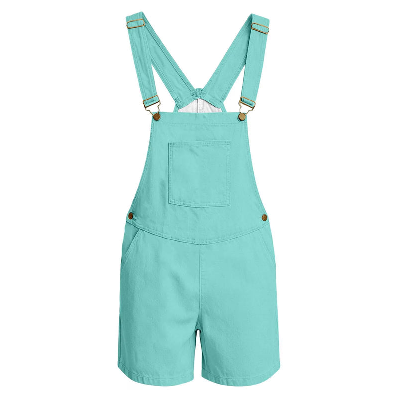 Mint Pocket Overalls